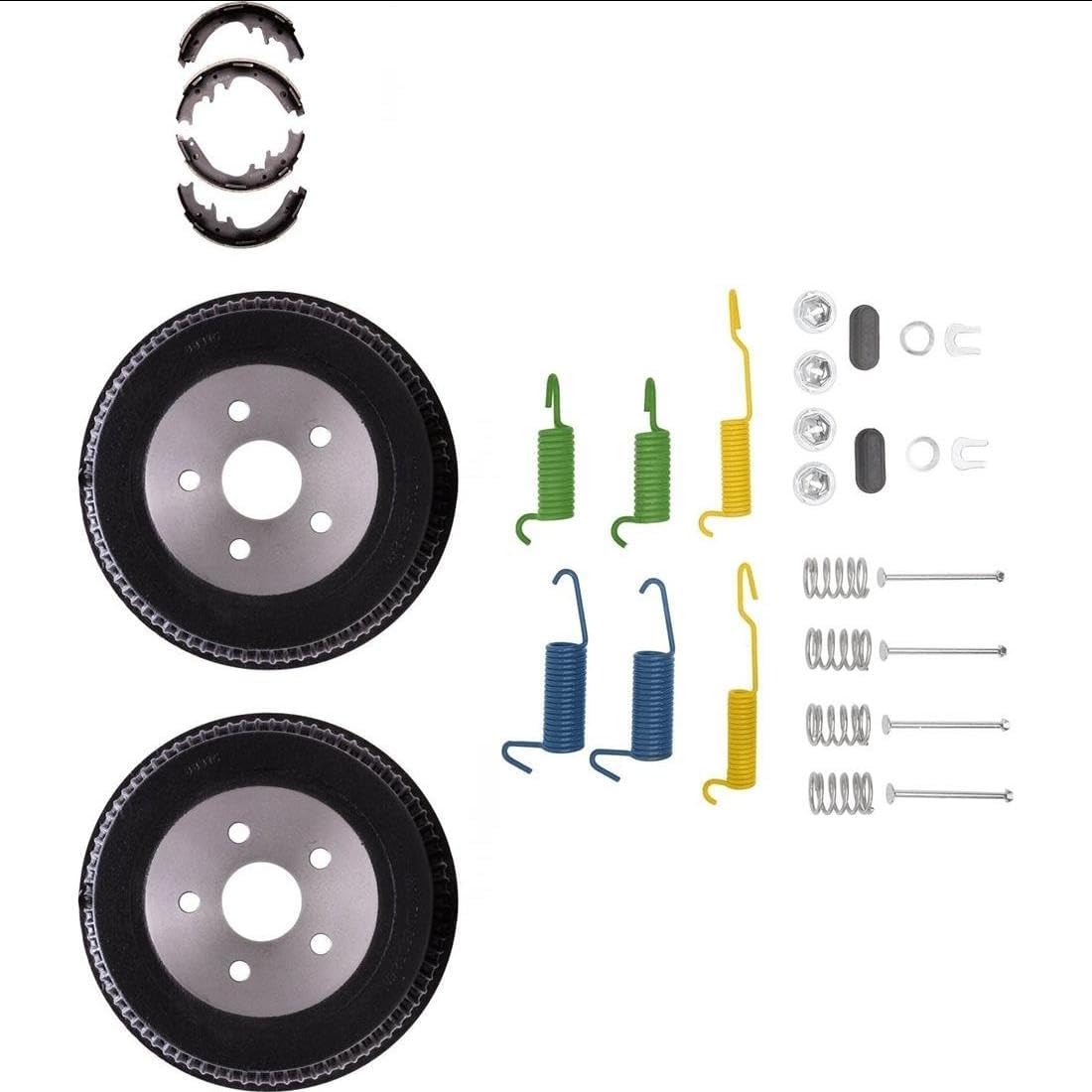 Front Drum Brake Hardware Kit Drum Brake Shoe for Mercury Cyclone 1971 5.0L 302cid V8