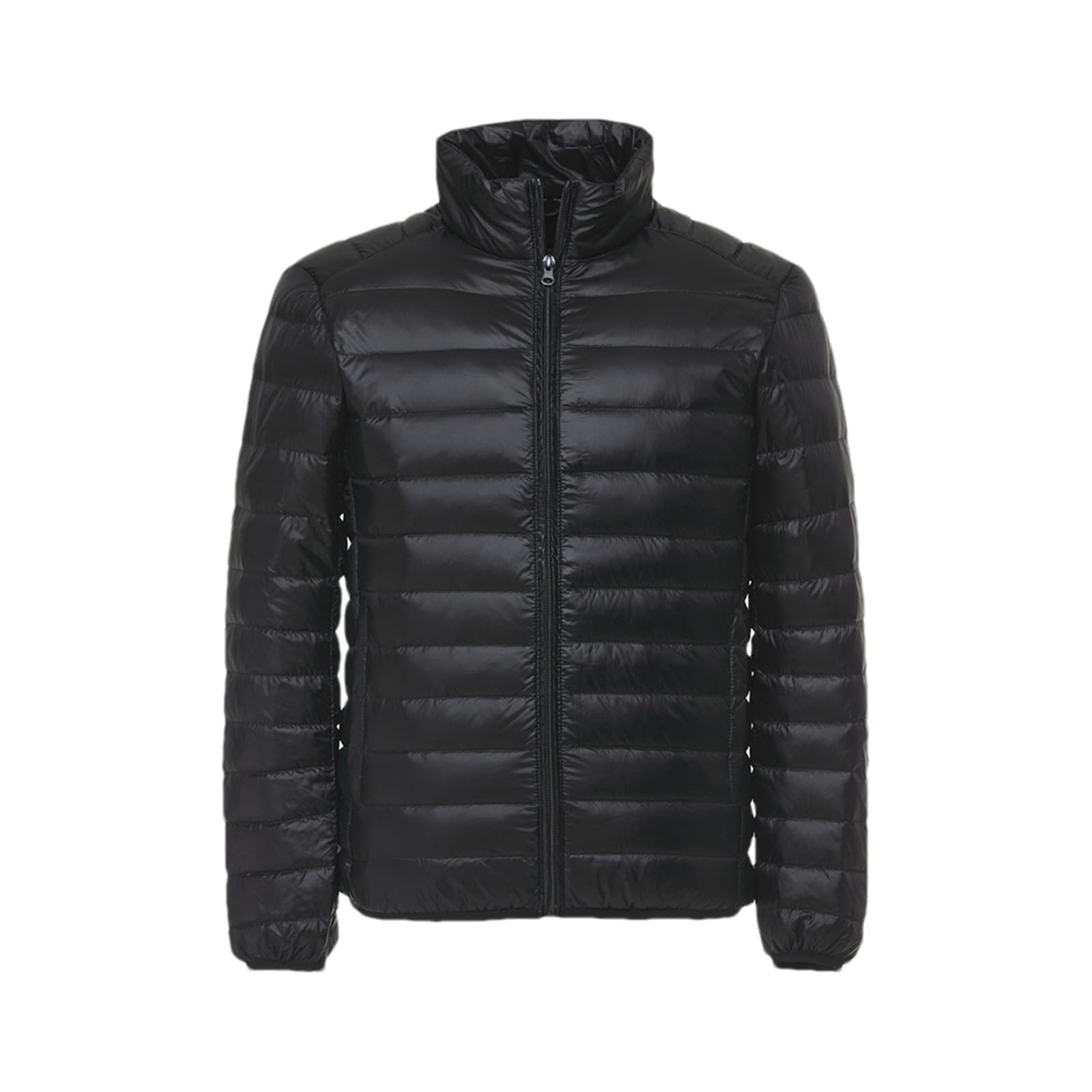 Chaqueta de plumón de Pato Otoño Invierno Cálido Chaqueta de plumón de Pato Ultraligera para Hombre Parka a Prueba de Viento