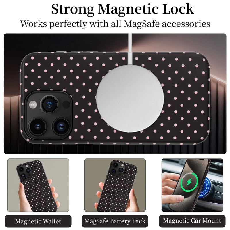 Coque compatible MagSafe iPhone 16 Pro Max fine protectrice en PC rigide antichoc - 5