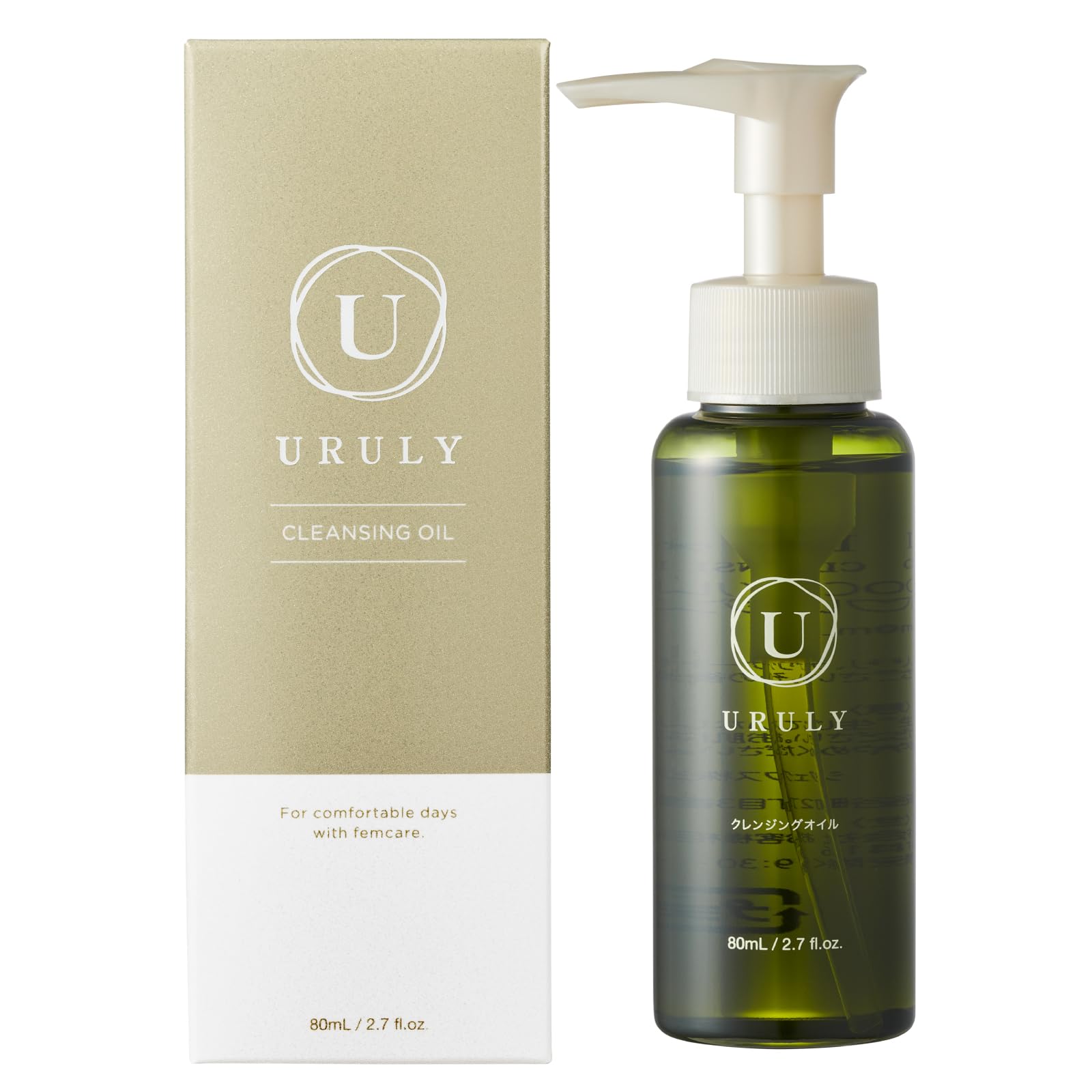 Amazon.co.jp: URULY ウルリー クレンジングオイル 80mL デリケート