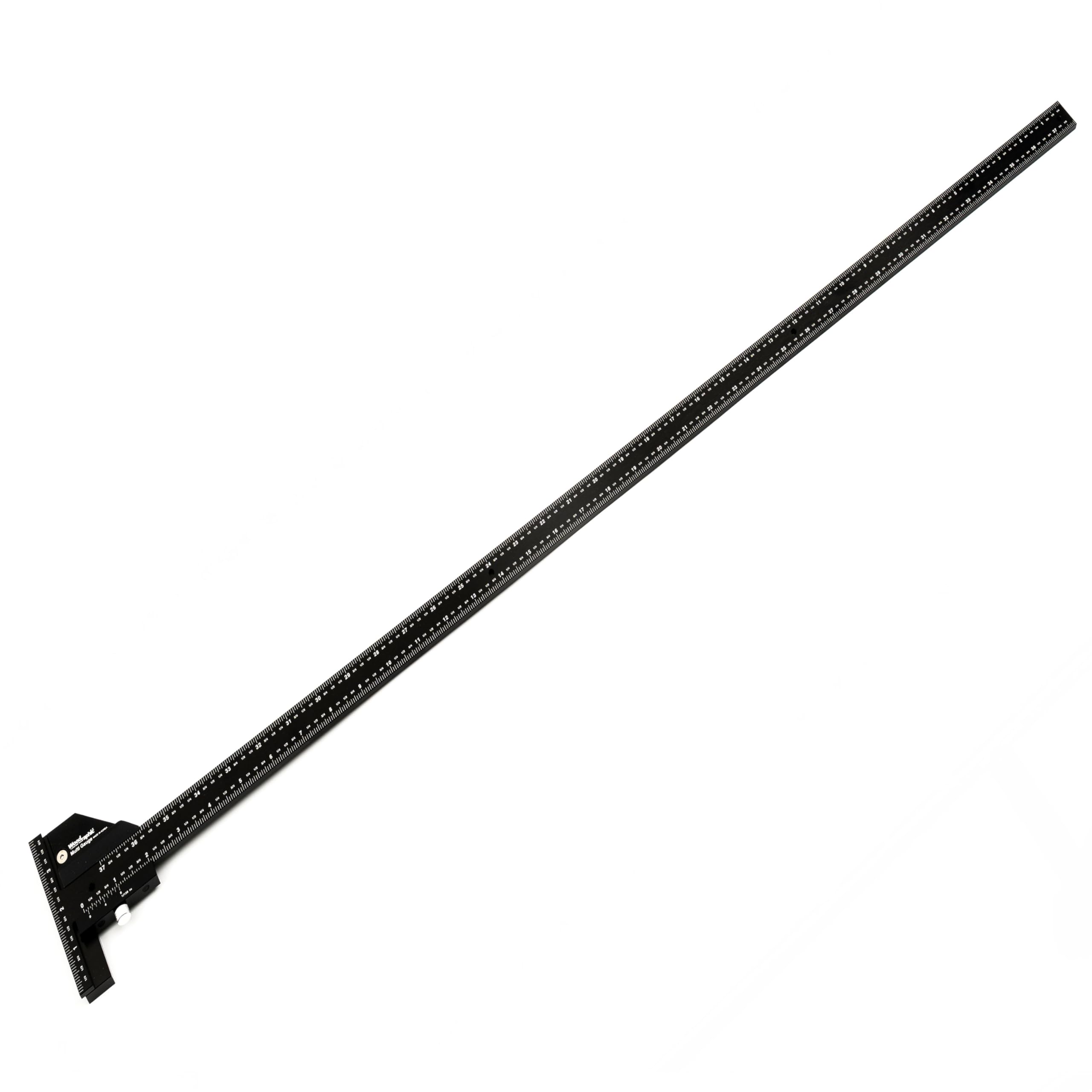 Woodraphic Scriber Gauge 37 Inch – Extra Long Measuring and Marking Ruler, Layout and Joinery Gauge, CNC Aluminum Square Tool for Woodworking, Carpentry, Framing, DIY Projects (New Version)