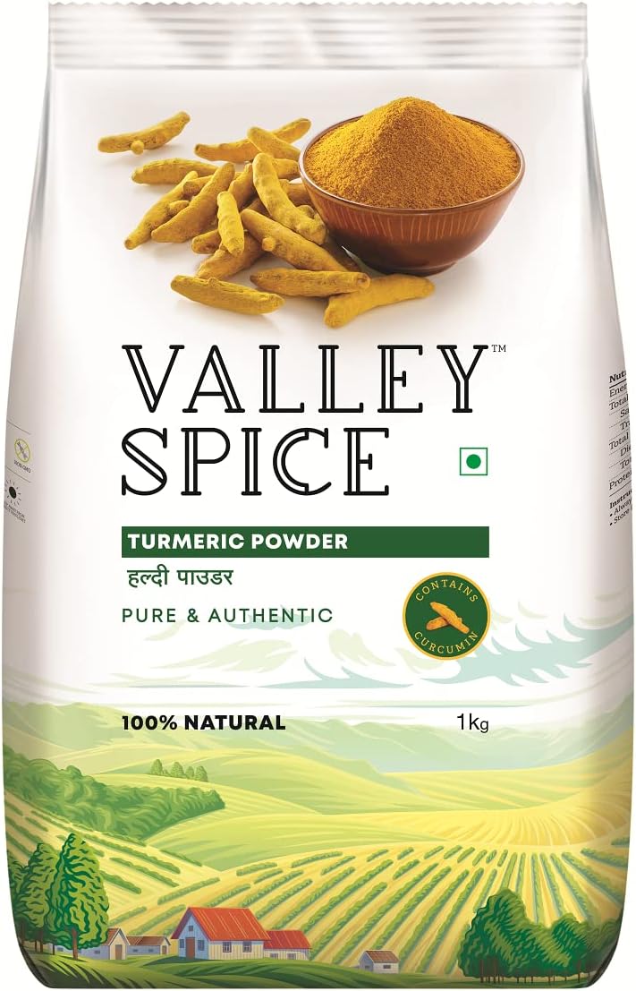 Valley Spice Turmeric Powder Pure & Authentic (1 kg)