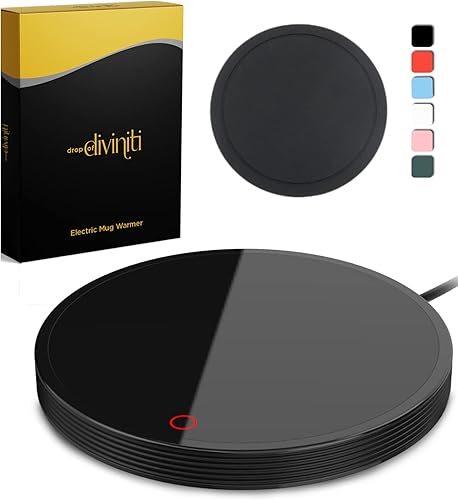 Calentador de taza de café para escritorio, calentador eléctrico de tazas para escritorio, calentador de taza de café de 2 ajustes para café,