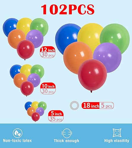 Miniatura 2 de Ponamfo Globos de fiesta verde lima, 100 globos de 18 + 12 + 10 + 5 pulgadas, kit de arco de globos como globos de fiesta de cumpleaños, globos de