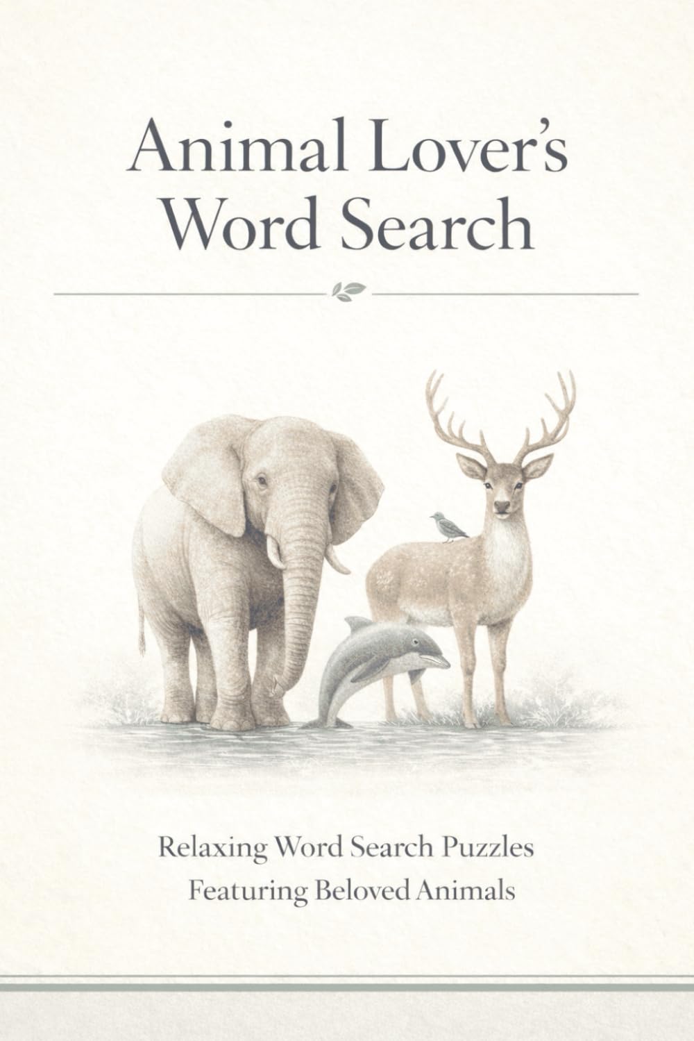 Animal Lover’s Word Search: Relaxing Word Search Puzzles Featuring Beloved Animals