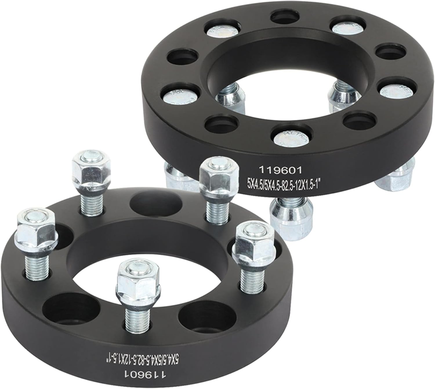 LSAILON 2X 1 5x114.3mm to 5x114.3mm Wheel Spacers Adapters 5 Lug 5x4.5 to 5x4.5 12x1.5 82.5mm Compatible for Acura RSX for Acura TL for Acura TSX