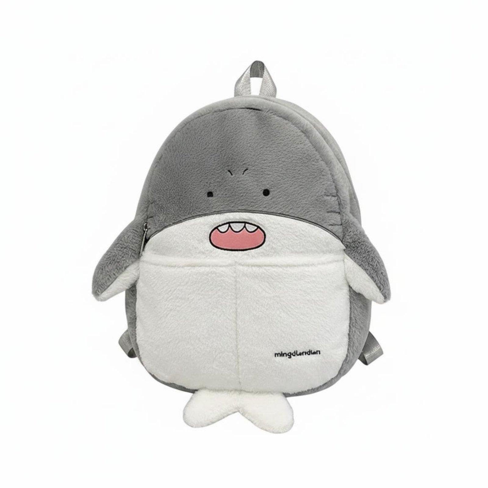 ™ Seal Soft Backpack Gentle and Cuddly Animal Backpack Cartoon Soft Rucksack for Women, Students, College Shark-image-23