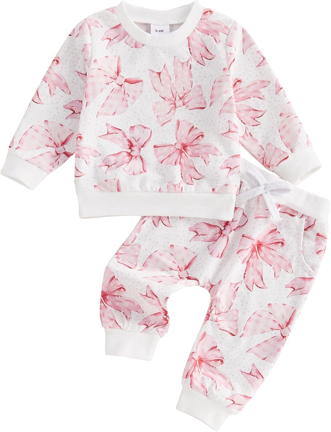 Fall Winter Baby Girl Clothes 3 6 12 18 24 Months 2T 3T Long Sleeve Bow Floral Print Sweatshirt Pants Toddler Outfit Fall Winter Baby Girl Clothes 3 6 12 18 24 Months 2T 3T Long Sleeve Bow Floral Print Sweatshirt Pants Toddler Outfit