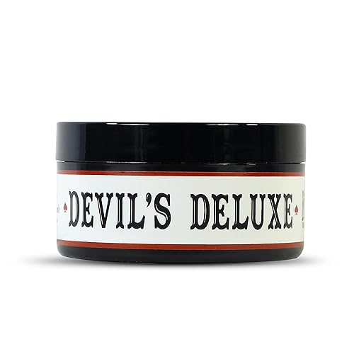 Miniatura 3 de Lucky 13 Devil's Deluxe Grease Pomada de 3.4 onzas  A base de aceite  Fijación media y brillo