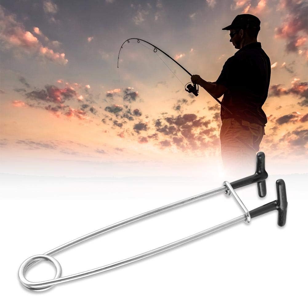 Fishing Mouth Spreader, Stainless Steel Fish Jaw Opener FishingTools for Hook Removal Angler's Gift