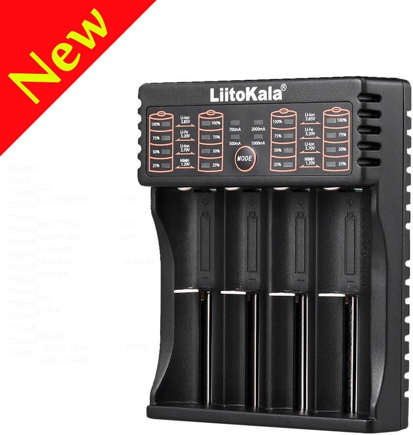 18650 caricabatterie