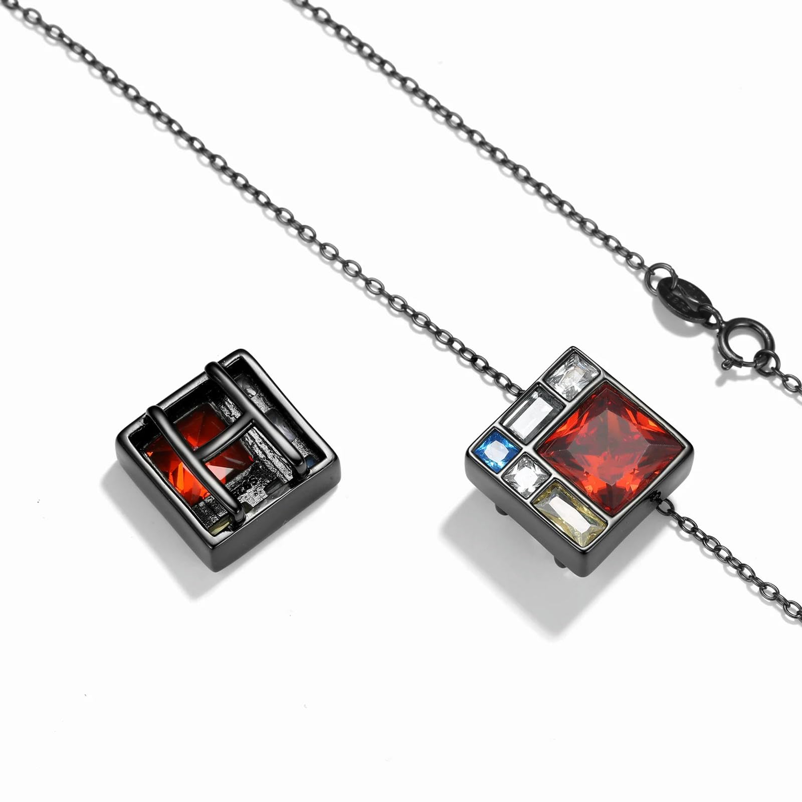 WEAV Colgante De Plata De Ley 925 Con Marca Púrpura, Mariposa, Circonita Romántica Oscura, Apto Para Collar, Regalo De Cumpleaños Para Madre, Hermana Y Novia