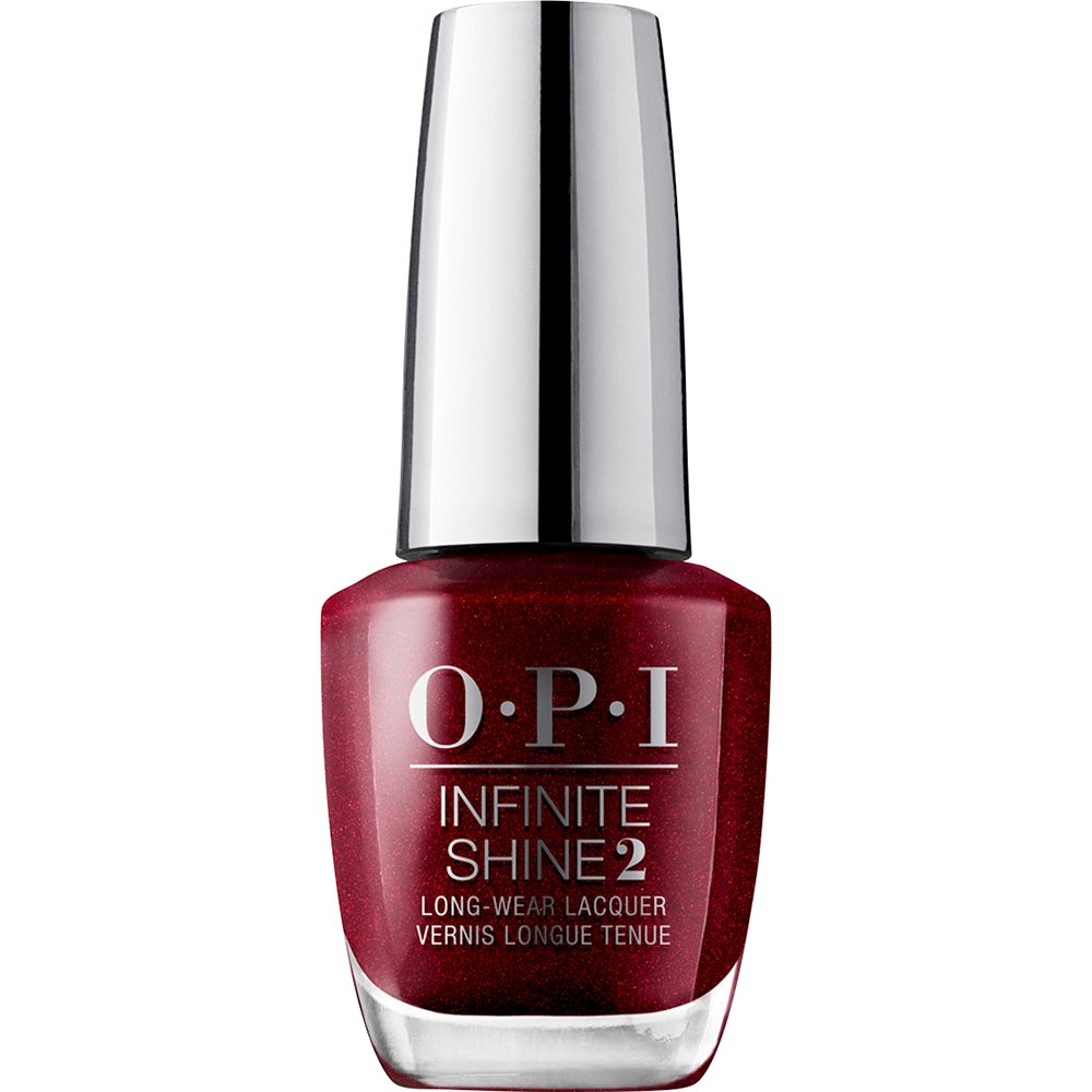 OPI Infinite Shine - Esmalte de Uñas Semipermanente a Nivel de una Manicura Profesional, 'I'M Not Really A Waitress' Color Rojo Perlado - 15 ml