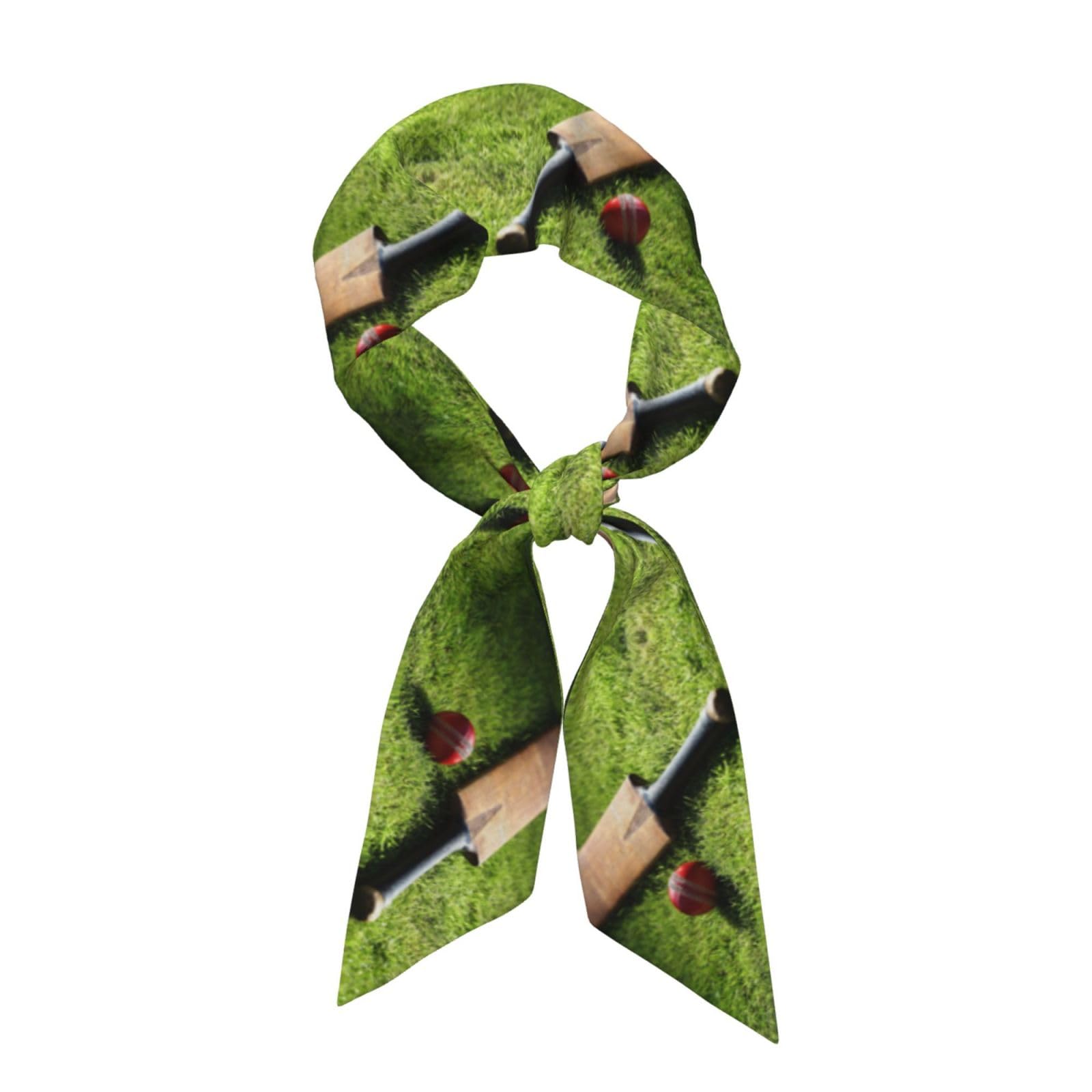 YWSOTRE Cricket Bat And Ball, Neck Scarves, Neckerchief Headband, Women's Fashion Scarf