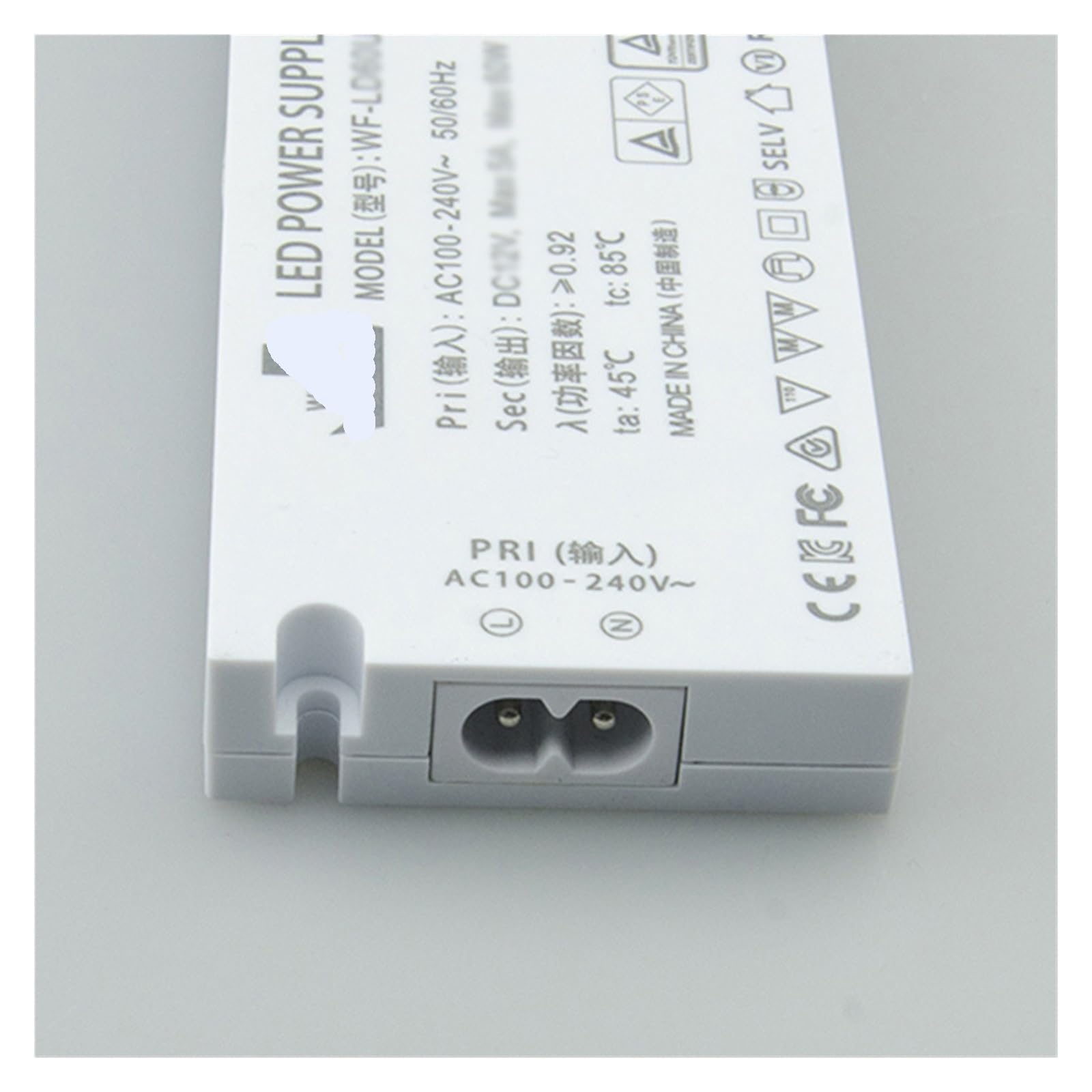 Controlador de Espejo de baño, luz Fina for gabinete con Espejo, Fuente de alimentación 3c, luz Led for gabinete