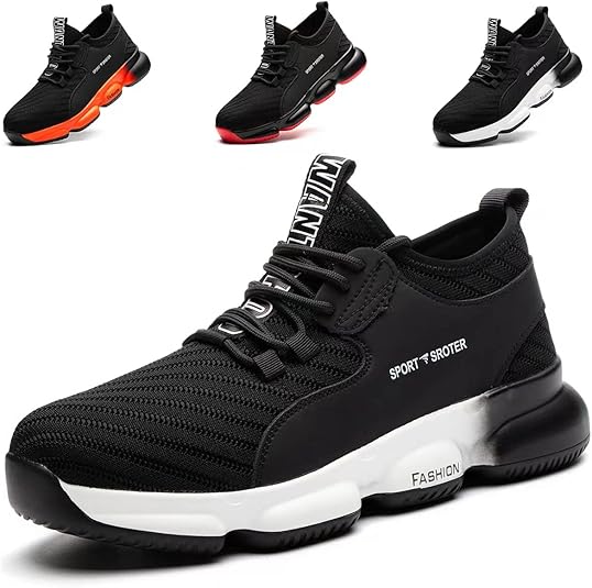 Arbeitsschuhe Leicht Herren Damen Sicherheitsschuhe Stahlkappe Sport Sneaker DE