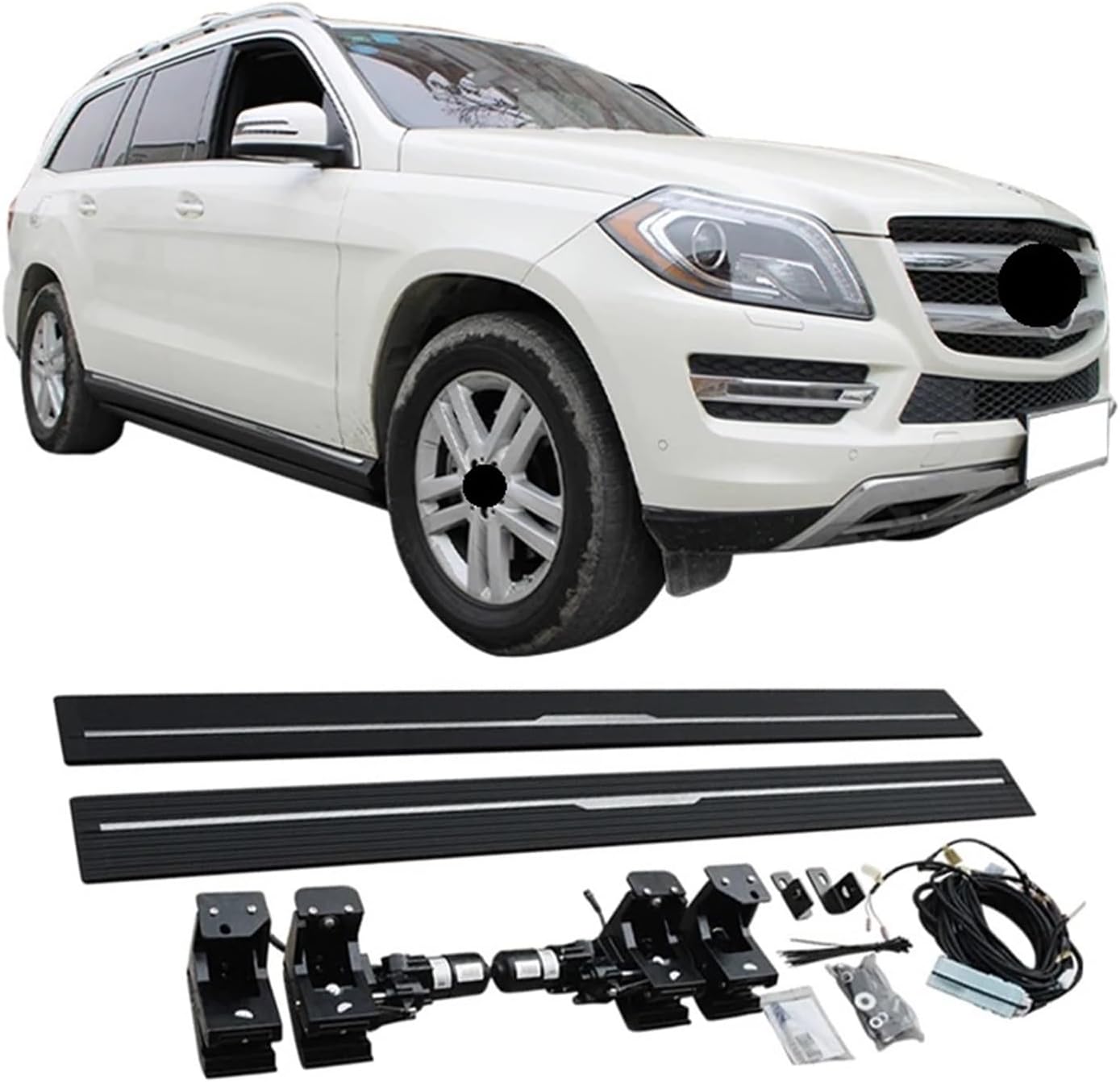Electric Side Steps Automatic Aluminium Alloy Electric Running Board Compatible for Benz GL 2014-2015