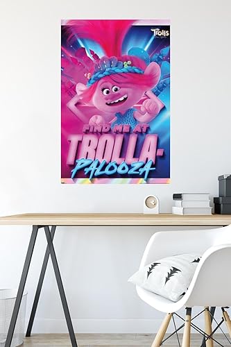 Miniatura 6 de Trends International Trolls Band Together - Póster de pared de amapola, 22.37 x 34.00 pulgadas, póster premium y paquete de montaje