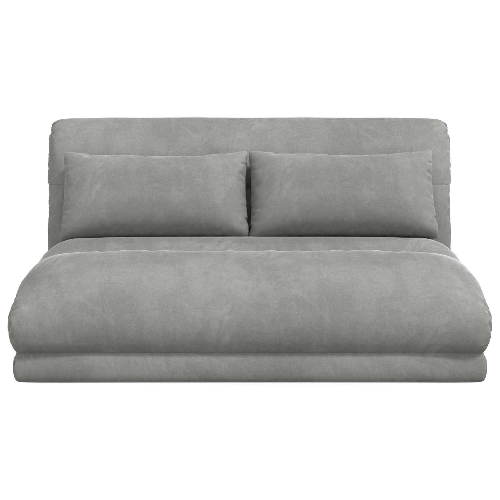 Regulowany fotel na nogi, jasnoszary, aksamit z oparciem wielopozycyjnym, 110 x 82 x 55 cm, wyściełany, składany, ergonomiczny, idealny do salonu, sypialni, gier, medytacji i czytania