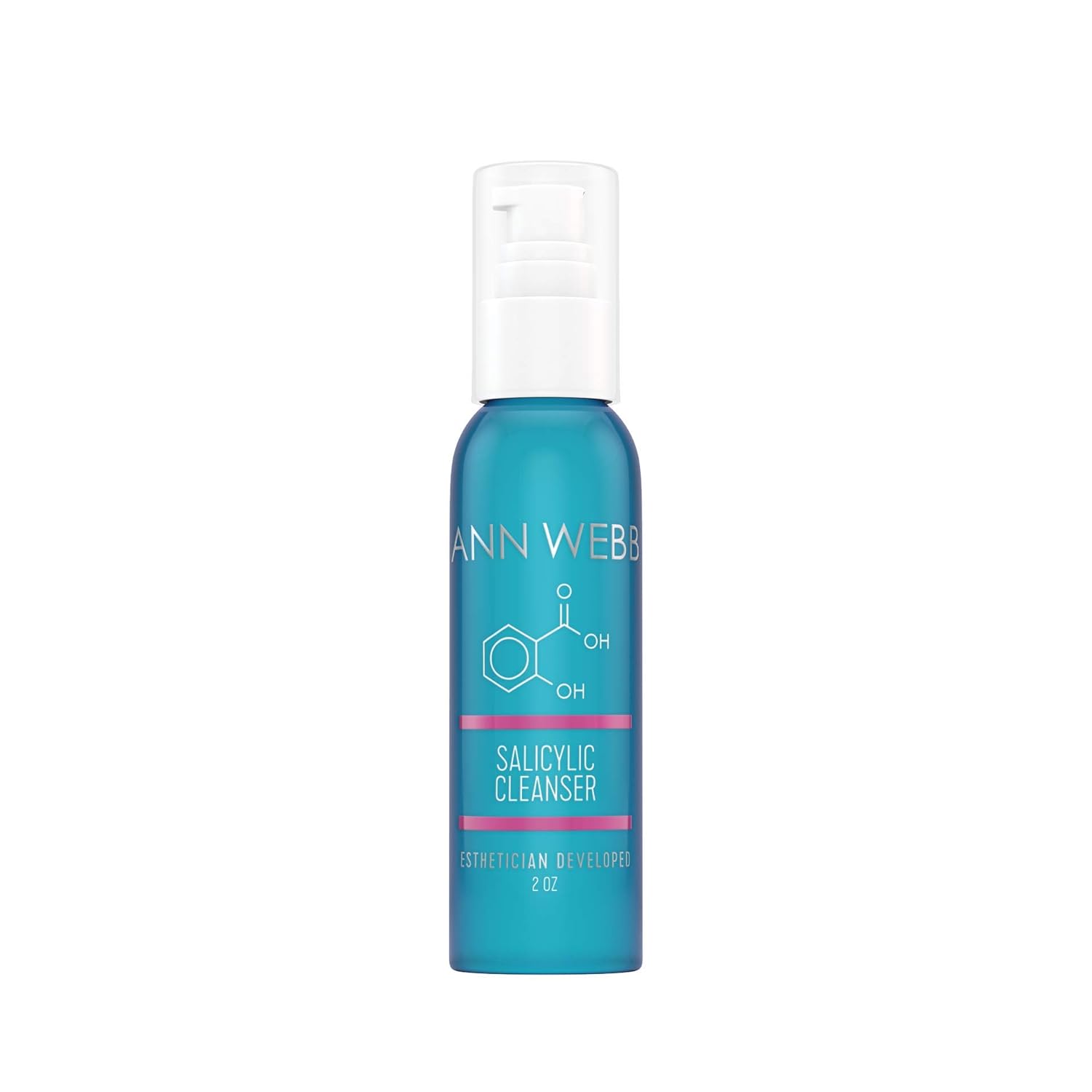 Salicylic Exfoliant Cleanser - Strong but Gentle Non-drying, Lightly Foaming Face wash with Salicylic Acid for Blackheads & Breakouts-Great for Oily & Acne Prone Skin 6oz