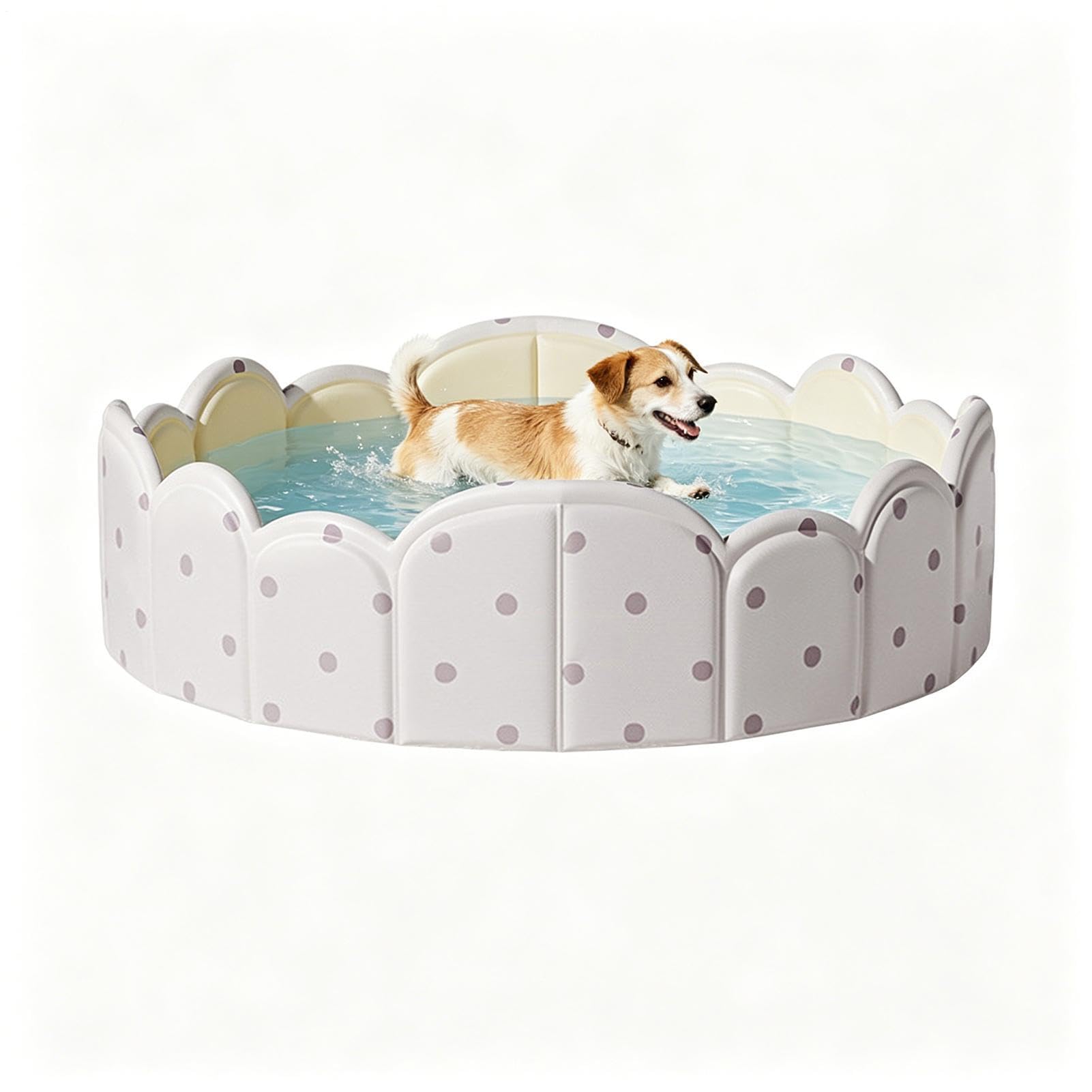 Plegable Piscina para Perros Tina Engrosada No Inflable | Pileta para Perros para Mascotas, Niños, Playa, Exterior, Interior, Verano, Viaje, Parque