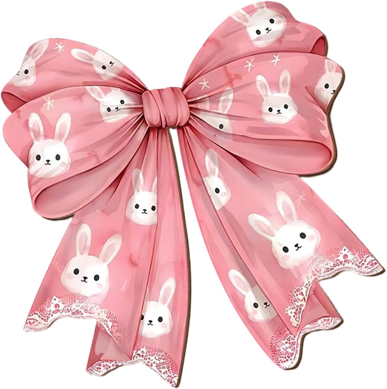 Easter Bows Wooden Hanging Sign Coquettes Bows Wall Hanging Hanger Bowknot Welcome Door for Spring Home Decoration Bowknot Welcome Door