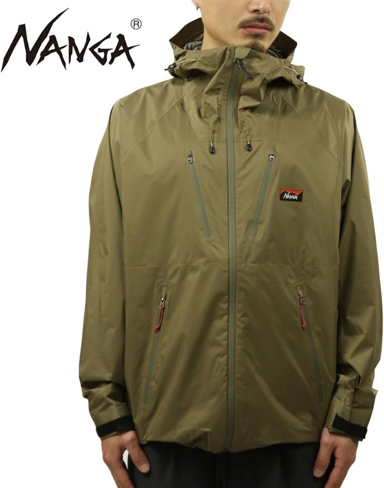 Amazon | [ナンガ] メンズ シェルパーカー 正規販売店 オーロラ ジップ