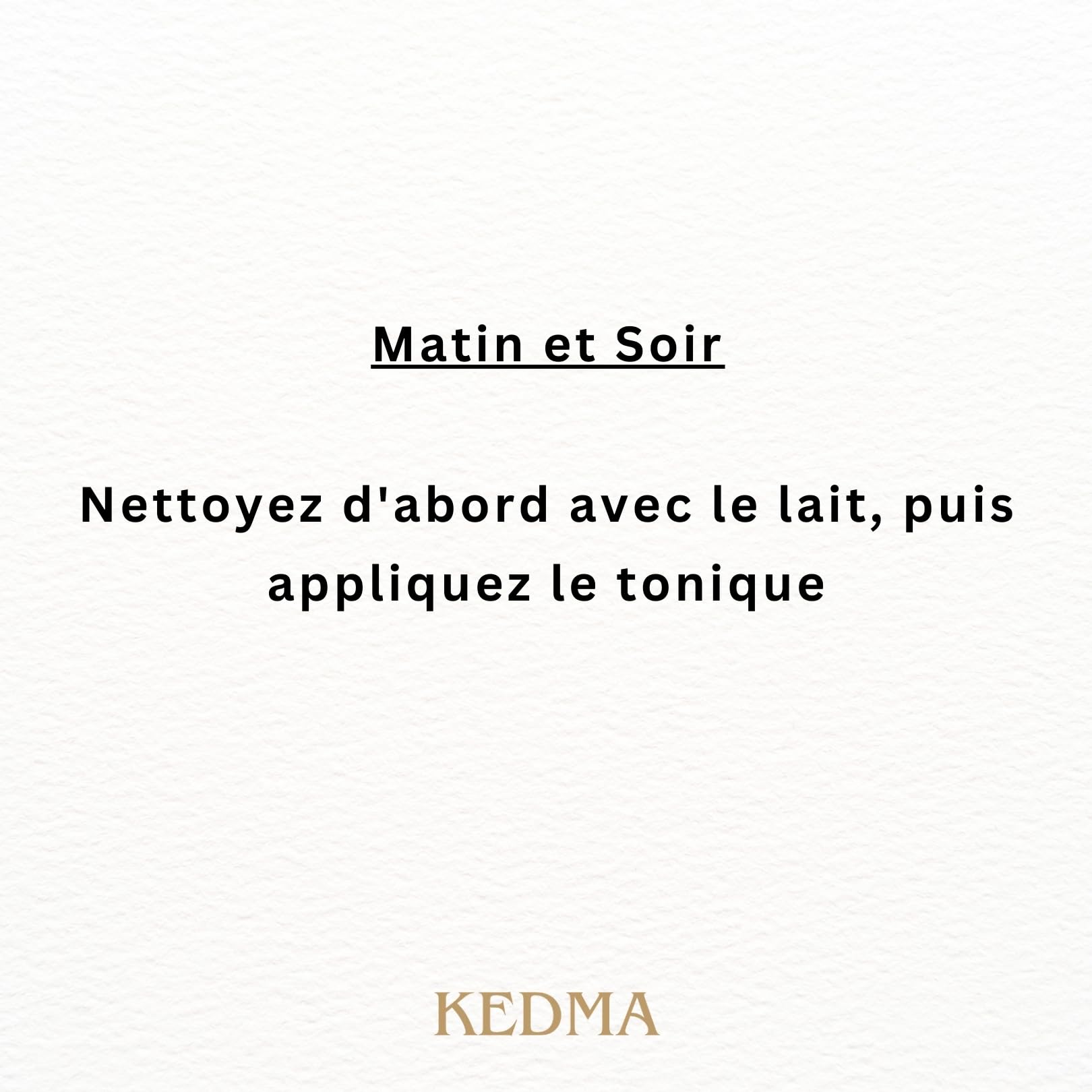 KEDMA - Duo Nettoyant Visage Lait Démaquillant & Tonique - 2x180ml | Le duo lait démaquillant et tonique nettoie, élimine les résidus et prépare la peau aux soins quotidiens.