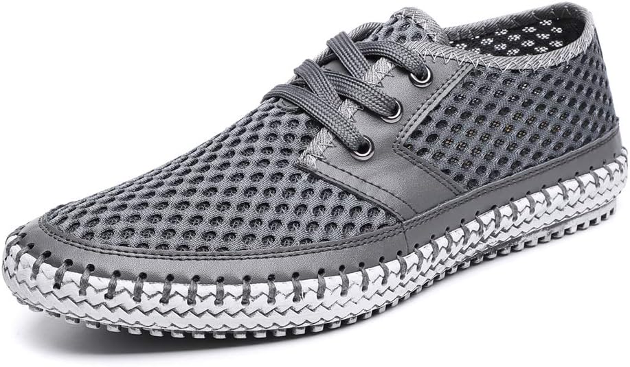 MOHEM Women's Men's Poseidon Water Shoes Lightweight Quick Dry Barefoot Sneaker for Driving Walking Aqua Sports Beach Swim Surf Exercise(3166-3Gray41)