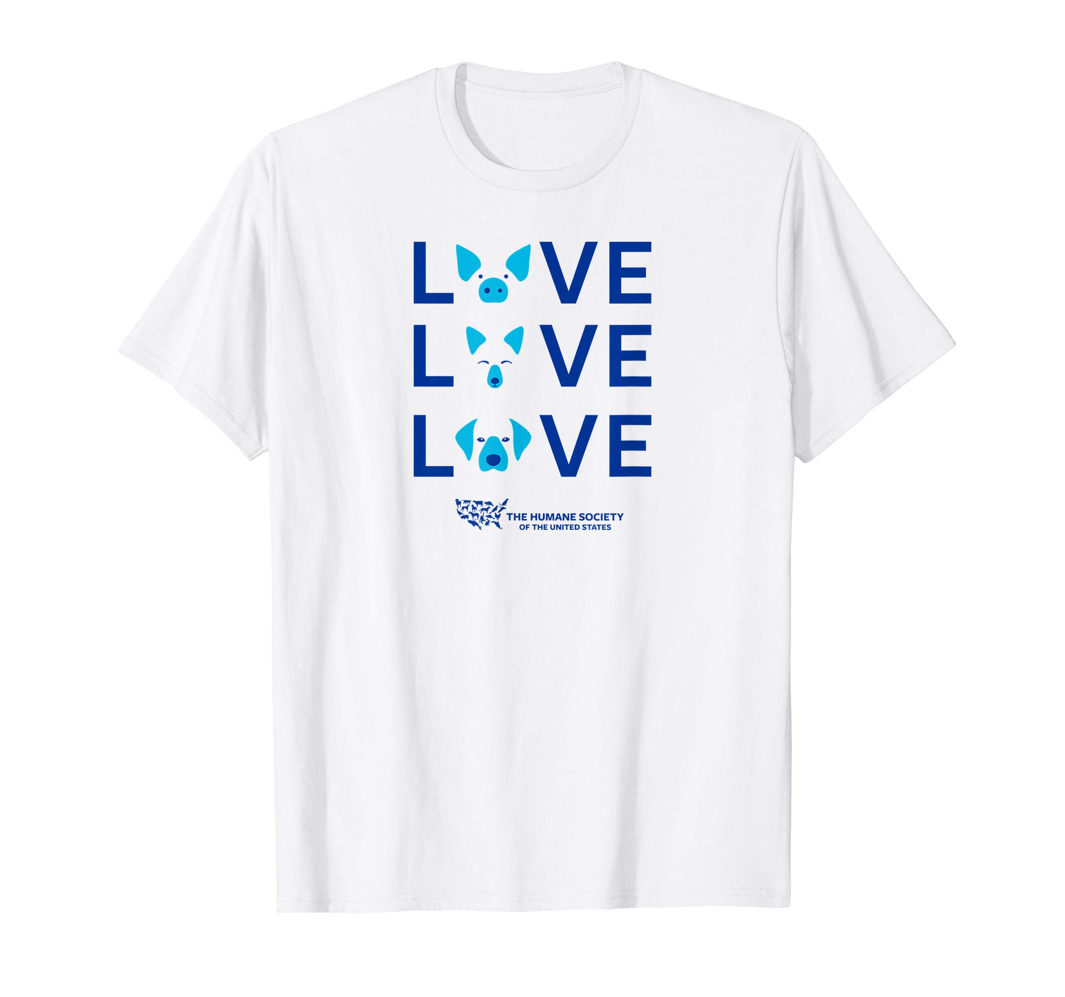 The HSUS/HSILOVE LOVE LOVE T-Shirt