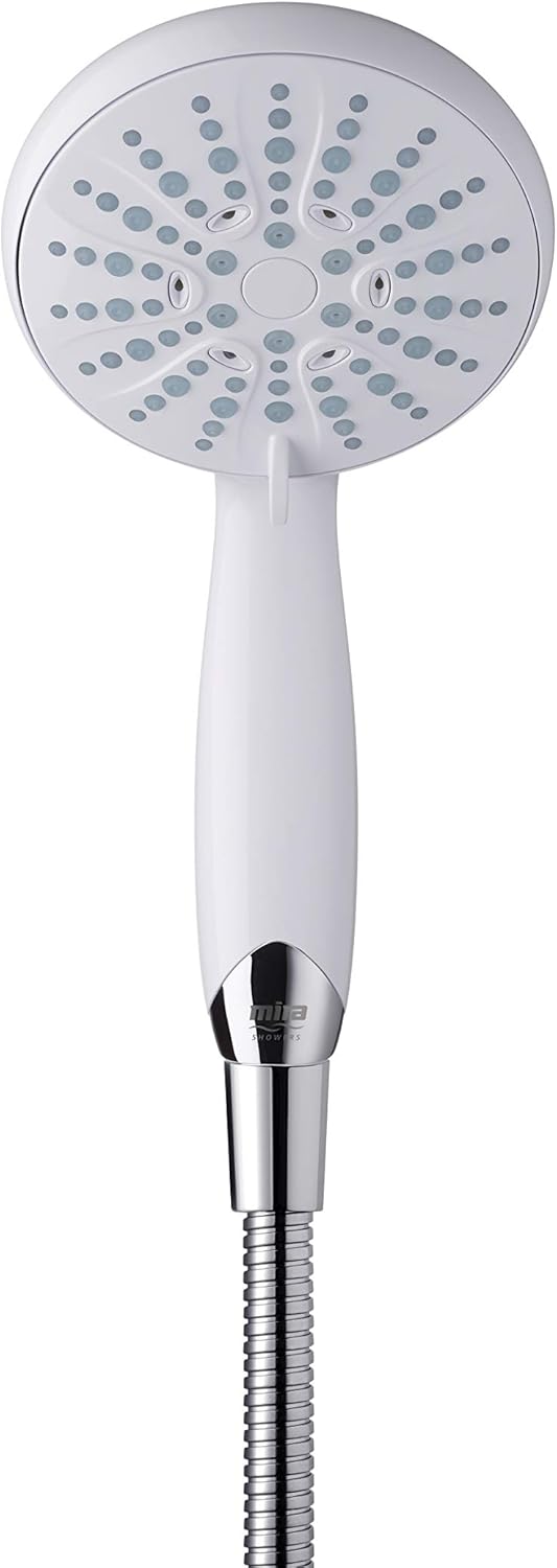 Mira Showers Nectar Shower Head Handheld Shower Head 4 Spray 110 mm