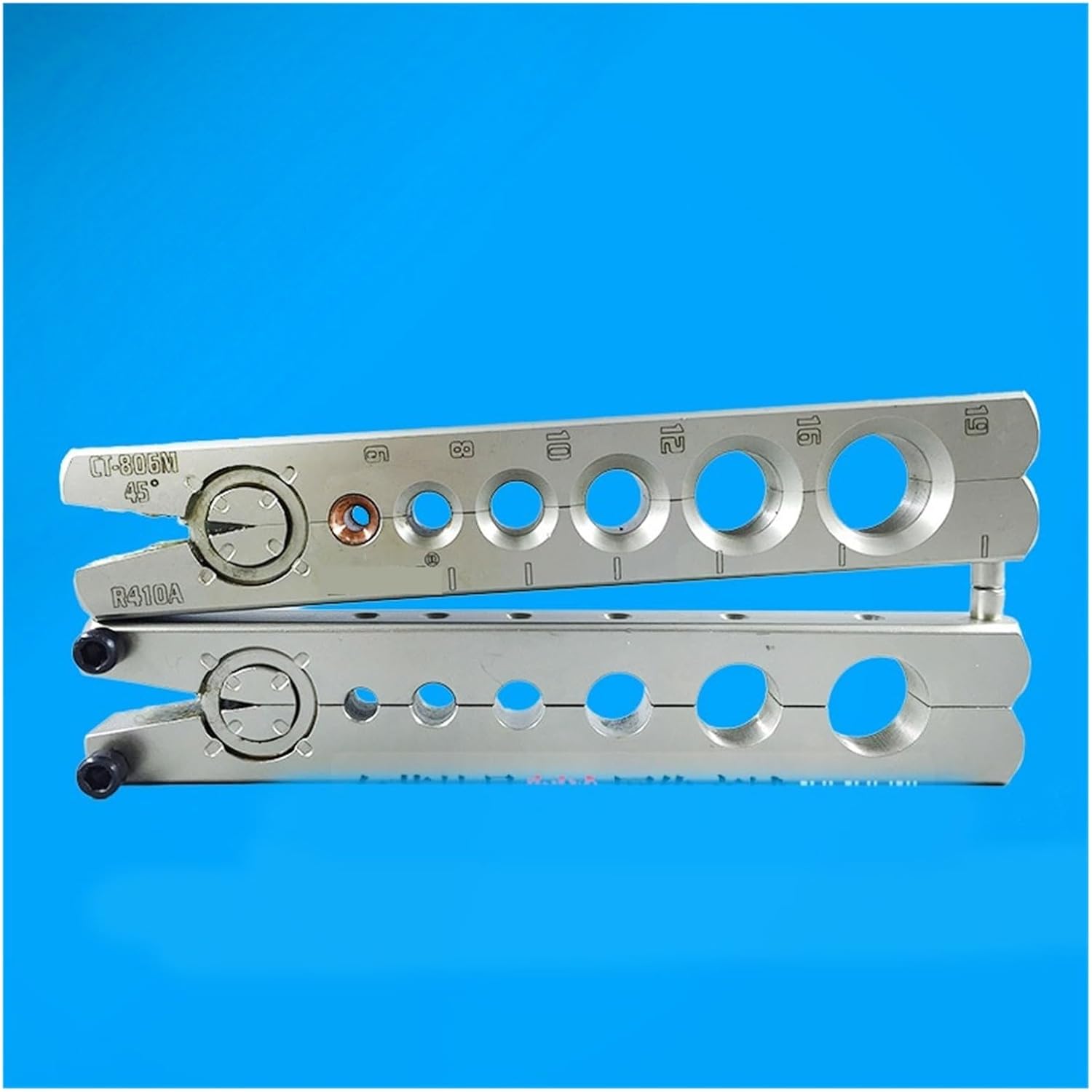 チューブフレアツール、 WK-806FTL パイプフレアリング切断ツールセット、チューブエキスパンダー銅管フレアリングキット拡張スコ