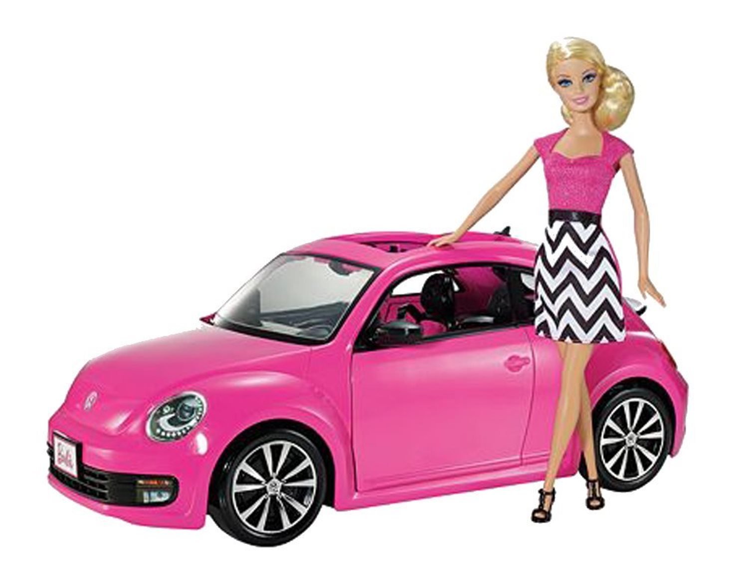 Carro Beetle Barbie Real Barbie Volkswagen Beetle And Doll Playset