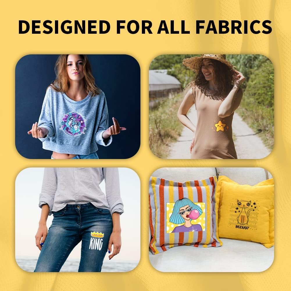 TransOurDream Heat Transfer Paper for Polyester & Blended Fabrics 3 sheets 2