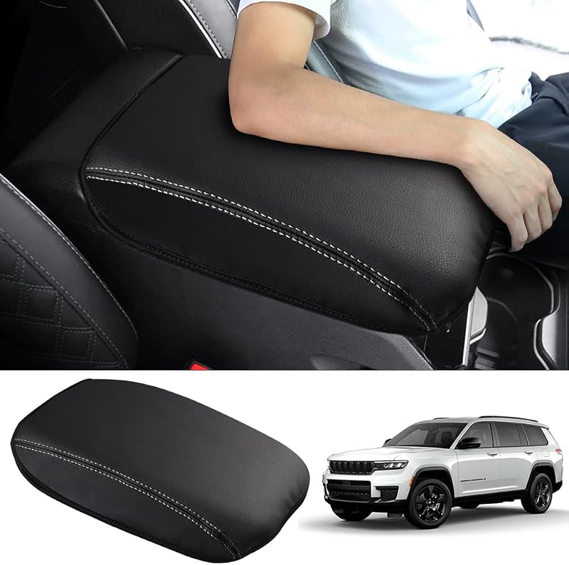 Capa para apoio de braço do console central Autorder para Jeep Grand Cherokee L 2021–2026 – 1 unidade