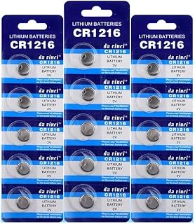 CR1216 X5 Lithium Coin Cell Battery 3v (Pack of 5)