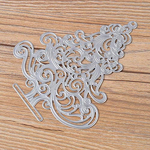 Metal DIY Cutting Die Card Embossing Die Scrapbooking Album Paper Cards Art Craft Stencils Scrapbooking (Christmas Tree 3) - Thumbnail 4