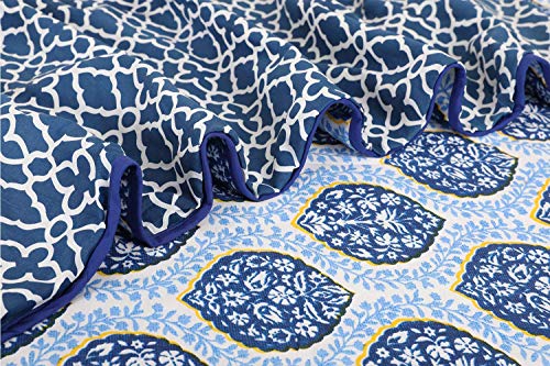 Colcha edredón reversible de algodón contra el calor nocturno en verano 2