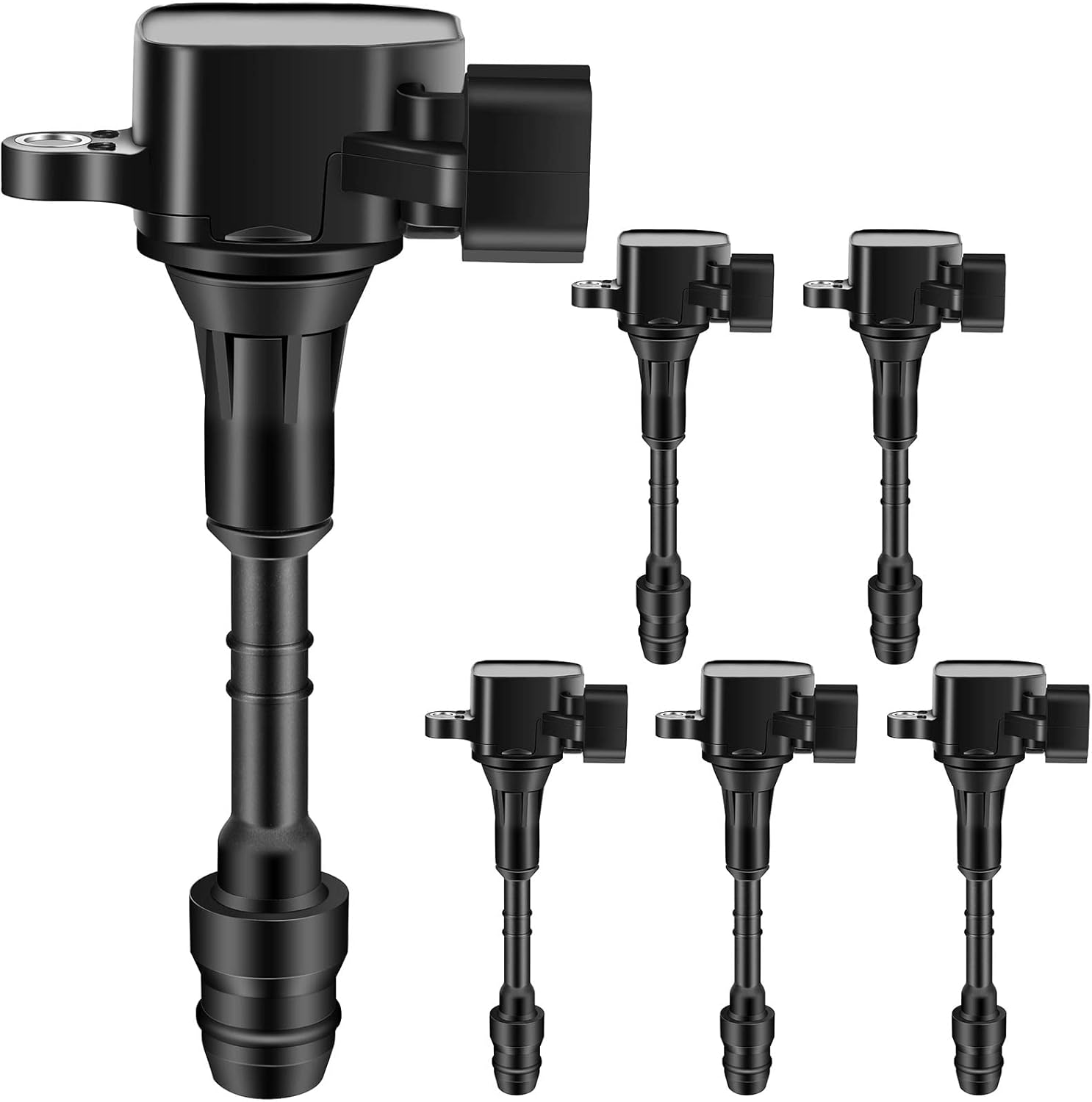 OCPTY Pack of 6 Ignition Coils Replaces #Uf401 3-Pins Coil Pack Set Compatible 2003-2007 for Infiniti G35 3.5L/V6,2006-2008 for Infiniti M35 3.5L/V6