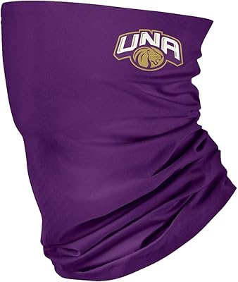 UNA North Alabama Lions Purple Neck Gaiter Solid print Vive La Fete