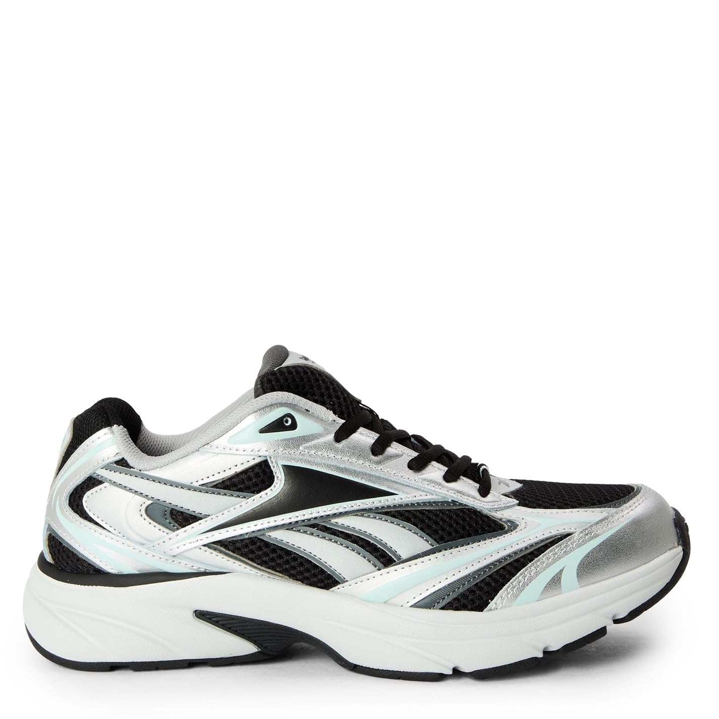 Reebok Mens Belwave Trainers Silver/Black 7 UK
