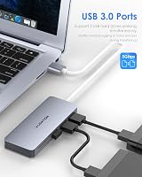 LENTION 5-in-1 USB Hub - 3 USB 3.0 Port (5Gbps) + SD/TF Kártyaolvasó - MacBook, Surface, Lenovo, HP Laptopokhoz - Űrszürke

AI: I've created 6