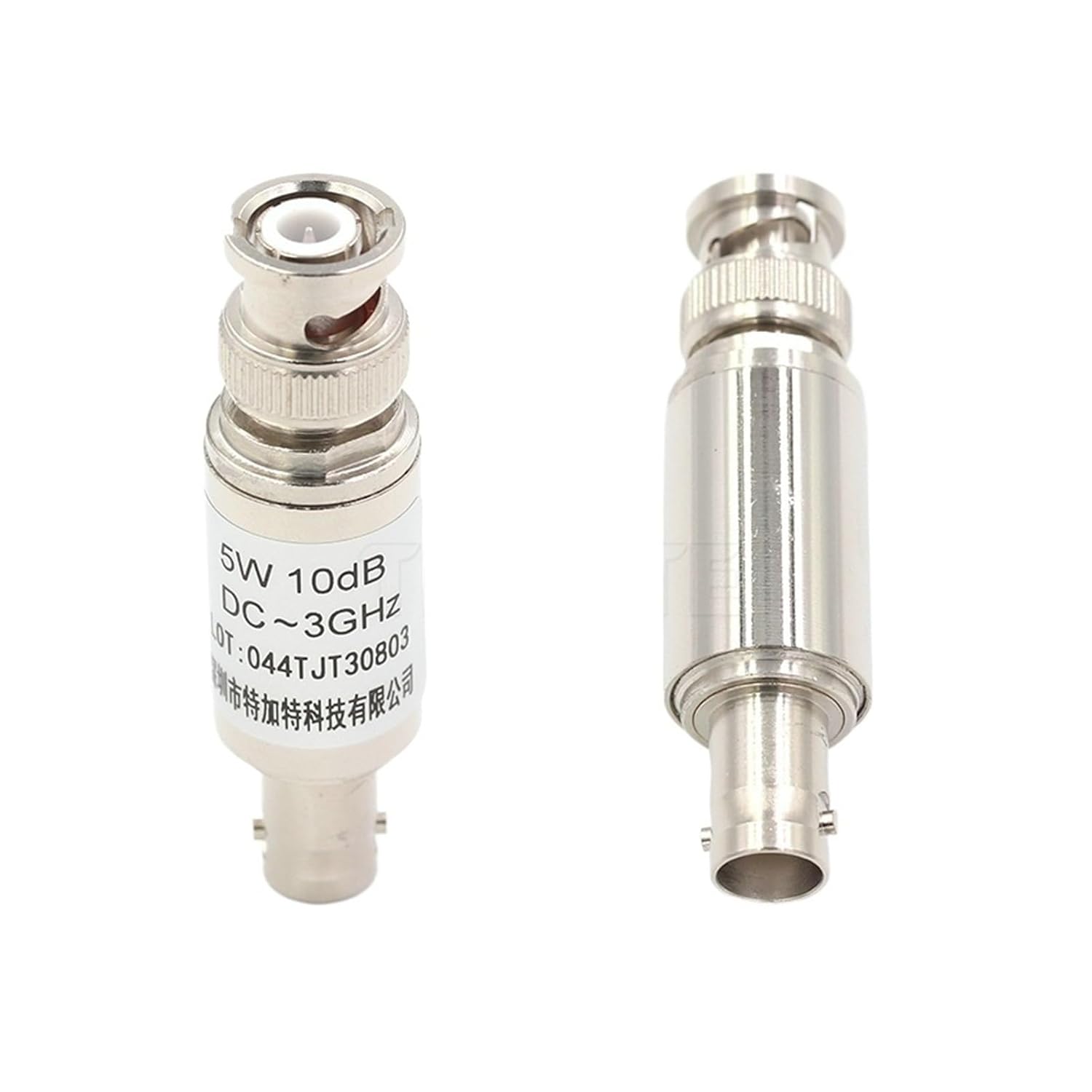 One BNC-JK 5W attenuator with 1/3/6/10/15/20/25/30/40dB coaxial Power Supply(BNC 5W 25DB)