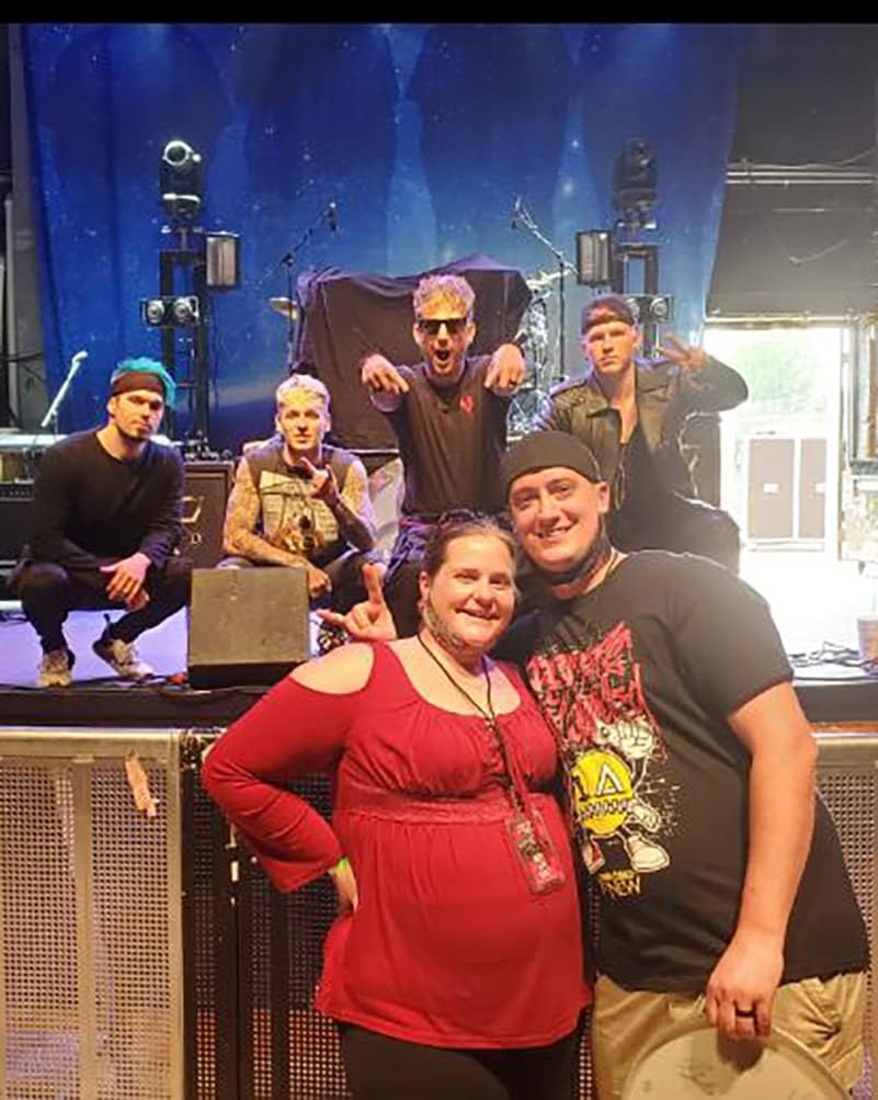 MOONCOLOUR Women's Cold Shoulder Lace Up Casual Tunic Solid Blouse Tops - Image 3