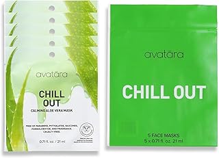 Avatara Chill Out - Máscara facial de 5 hojas...