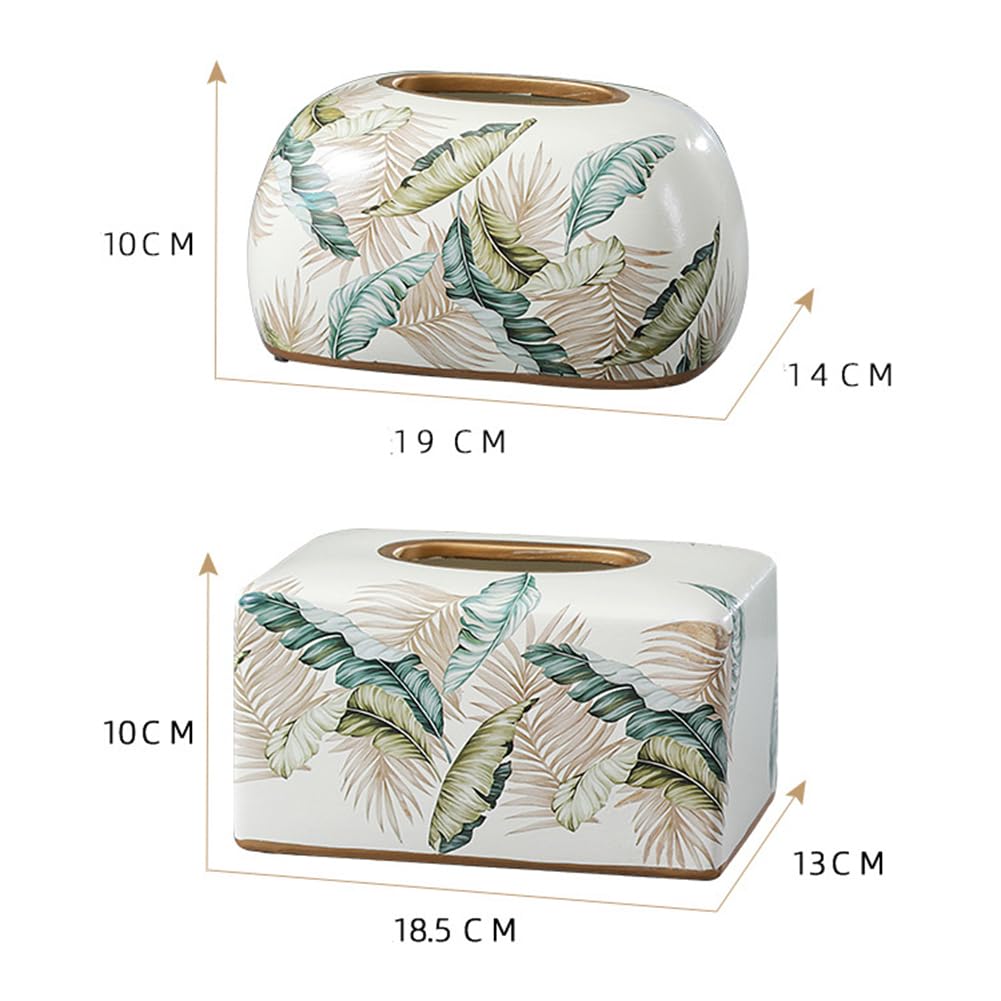 Nowoczesne, ceramiczne pudełko na chusteczki z motywem, eleganckie pudełko na chusteczki higieniczne, pudełko na chusteczki higieniczne, dekoracyjne pudełko do łazienki, sypialni, jadalni