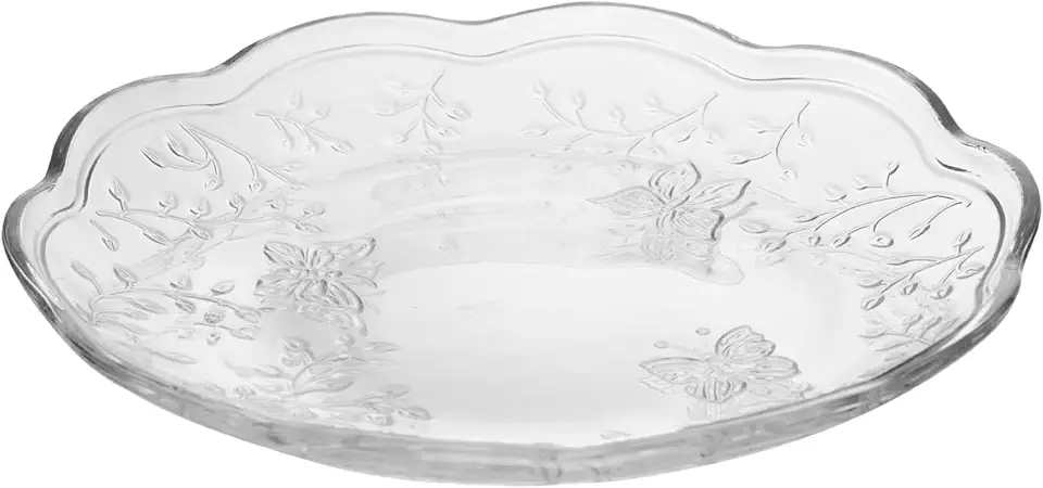 LYOR - Prato para Sobremesa New Butterfly 20cm Cristal Ecológico