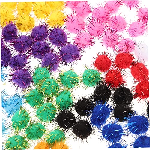Balacoo 100 Pçs E Puff Infantil Bola De Artesanato Kidult Faça Você Multicolorido Favorito - Misture