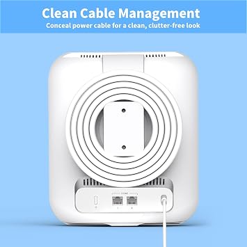 eero Pro 7 Wall Mount, Router Bracket Holder Only Compatible with eero Pro 7 Tri-Band Mesh Wi-Fi 7 Extender, No Messy Wires (3 Pack)