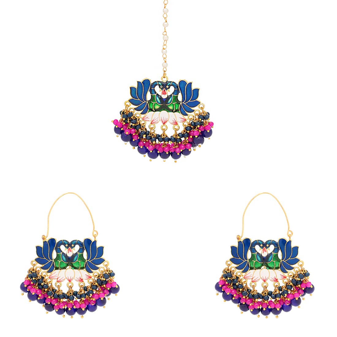 See full amazon price history chart for Yellow Chimes Earrings for Women Gold Toned Beads Drop Peacock Designed Meenakari Drop Earrings with Maang Tikka for Women and Girls Yellow Chimes Earrings for Women Gold Toned Beads Drop Peacock Designed Meenakari Drop Earrings with Maang Tikka for Women and Girls (B0BFFGFN65) Amazon Price History, Amazon Price Tracker